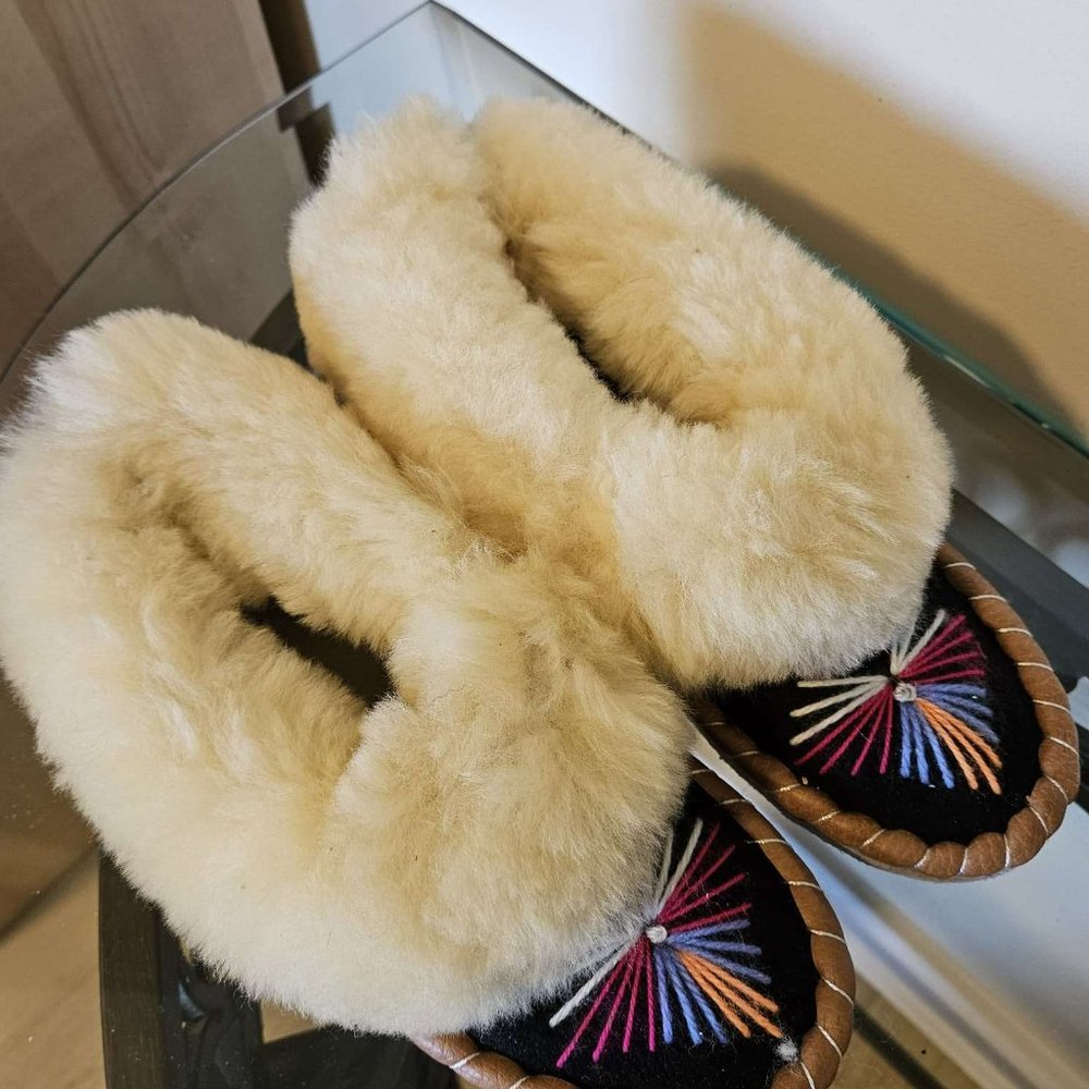 Winter Slippers - warm, soft, natural wool